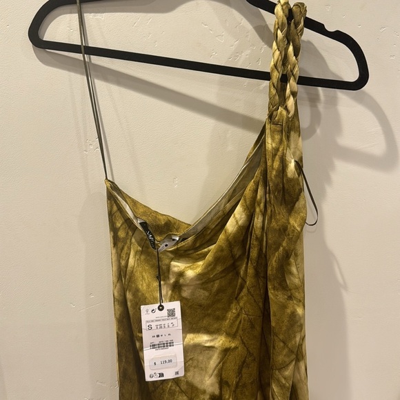 ZARA ASYMMETRIC DRESS LIMITED EDITION NWT SZ S✨✨🔥 - Picture 5 of 6